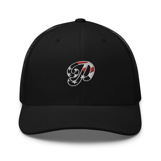 Patriot Embroidered Logo Trucker Hat