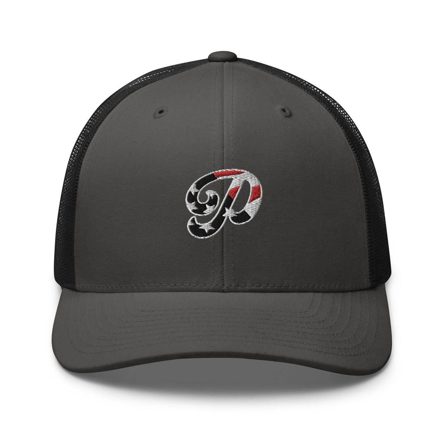 Patriot Embroidered Logo Trucker Hat