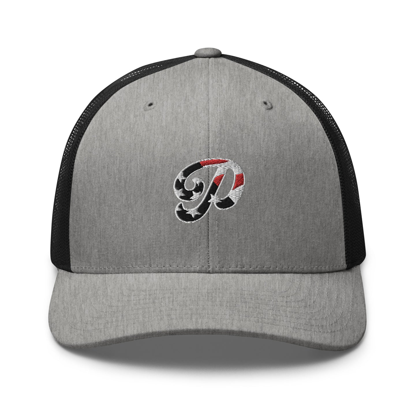 Patriot Embroidered Logo Trucker Hat