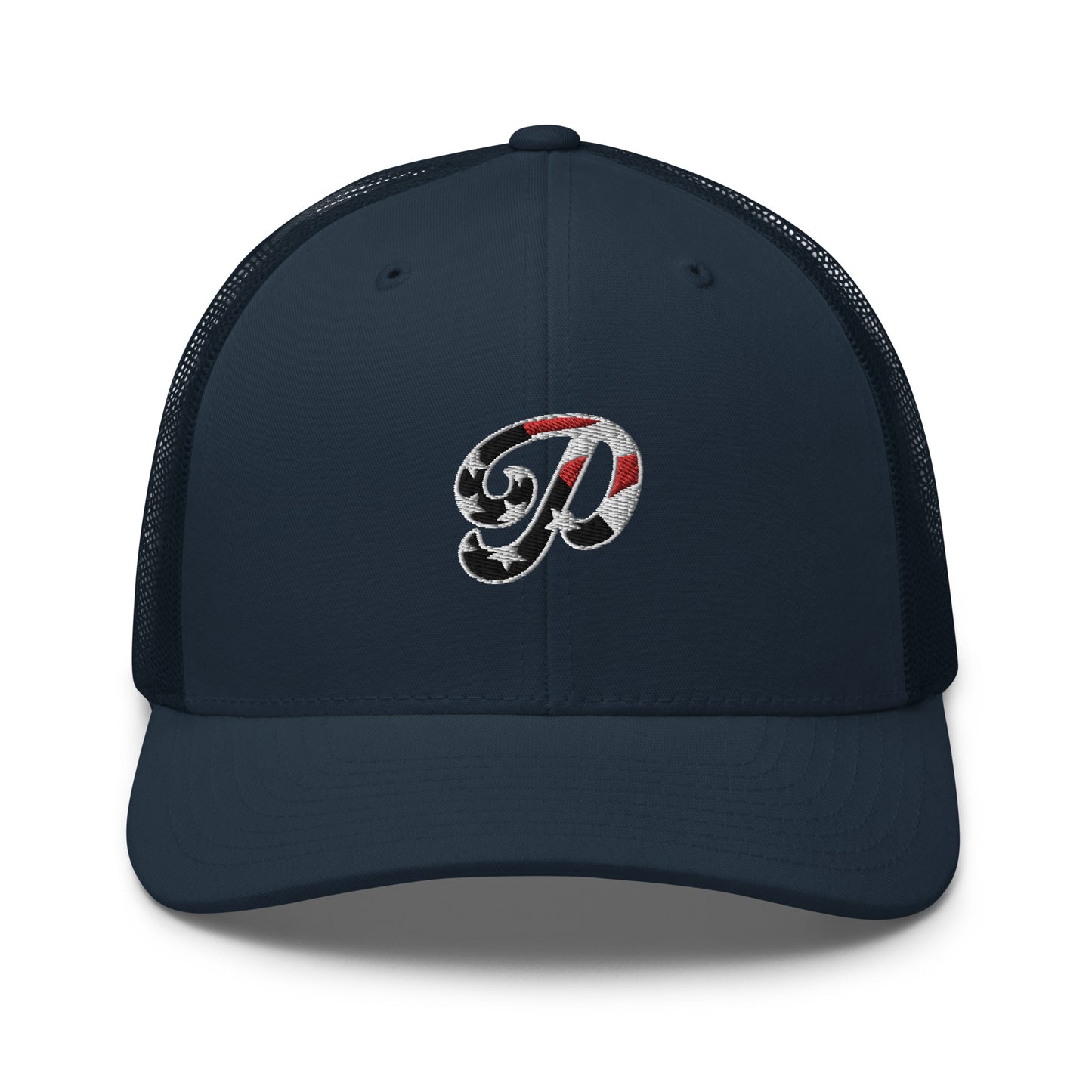 Patriot Embroidered Logo Trucker Hat